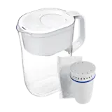 Brita™ Refillable Water Filtration System with White Tahoe Water Pitcher and 1 Refillable Filter