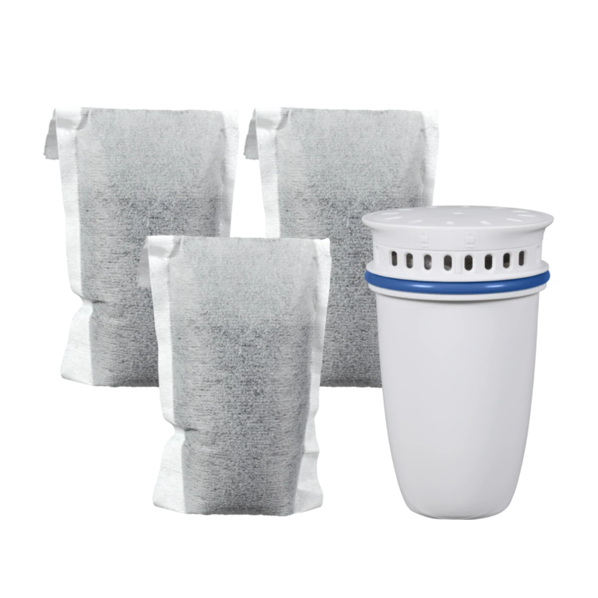 Brita™ Refillable Water Filtration Starter Kit with 1 Reusable Filter Shell and 3 Filter Refills